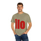 ILO Bold Red Block Unisex Dyed T-shirt