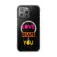 Orange Divide Symbol Magnetic Clear Impact Case