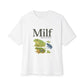 Unisex Oversized Tee – Snazzy Funny Milf Edition