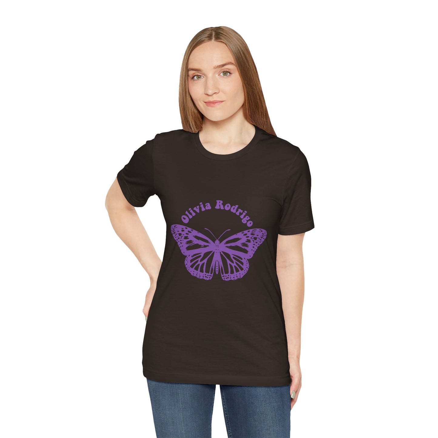 Olivia Rodrigo Unisex Jersey Short Sleeve Tee - With Butterfly