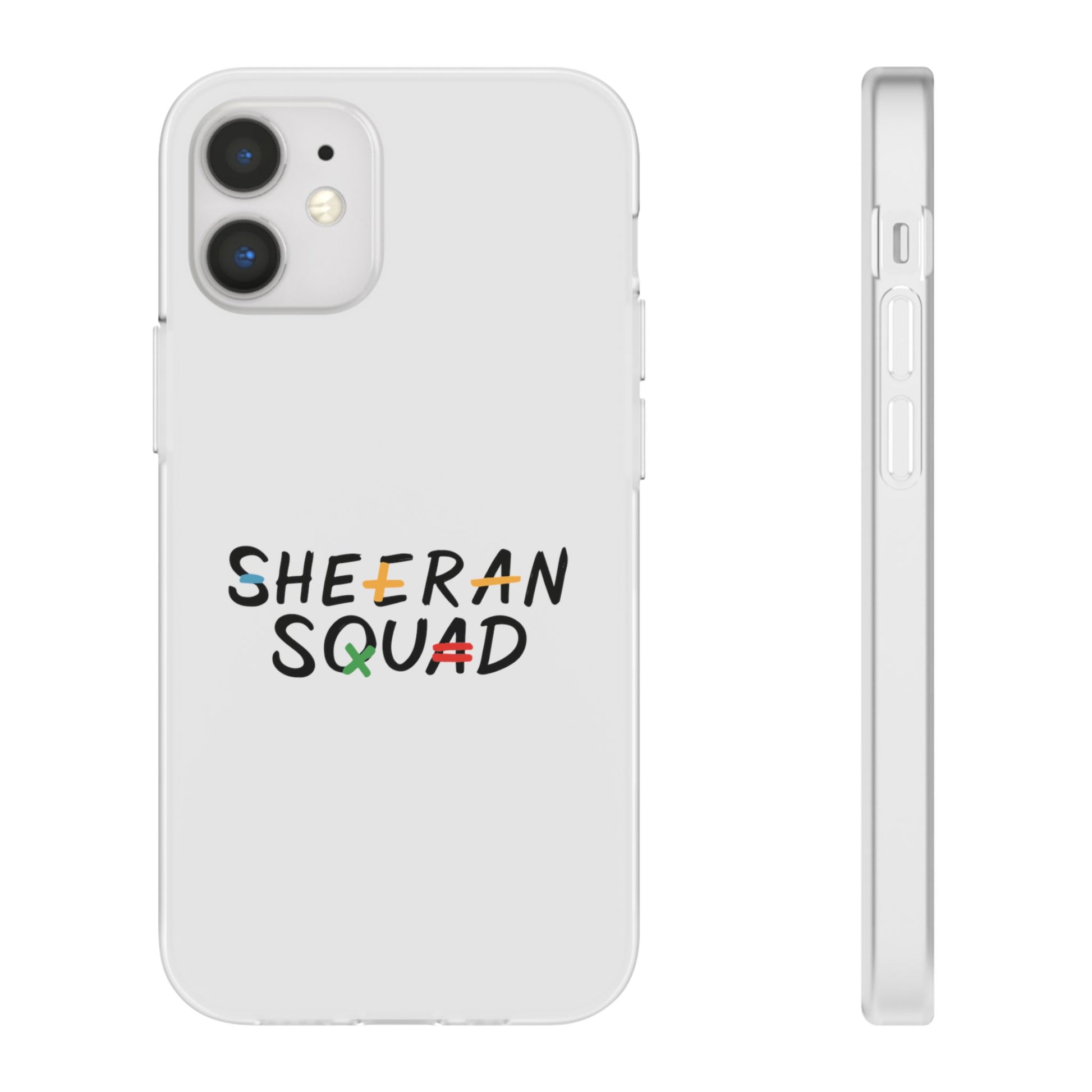 Ed Sheeran Squad Flexi iPhone Case | Minimal & Sleek