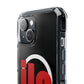 ILO Bold Red Block Magnetic Clear Impact Case