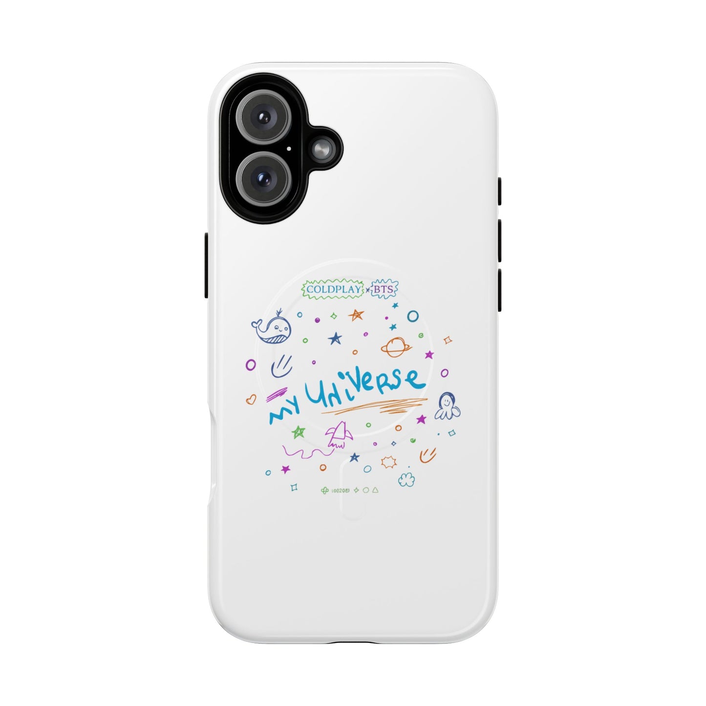 Neon Space Doodles Tough Magnetic Case