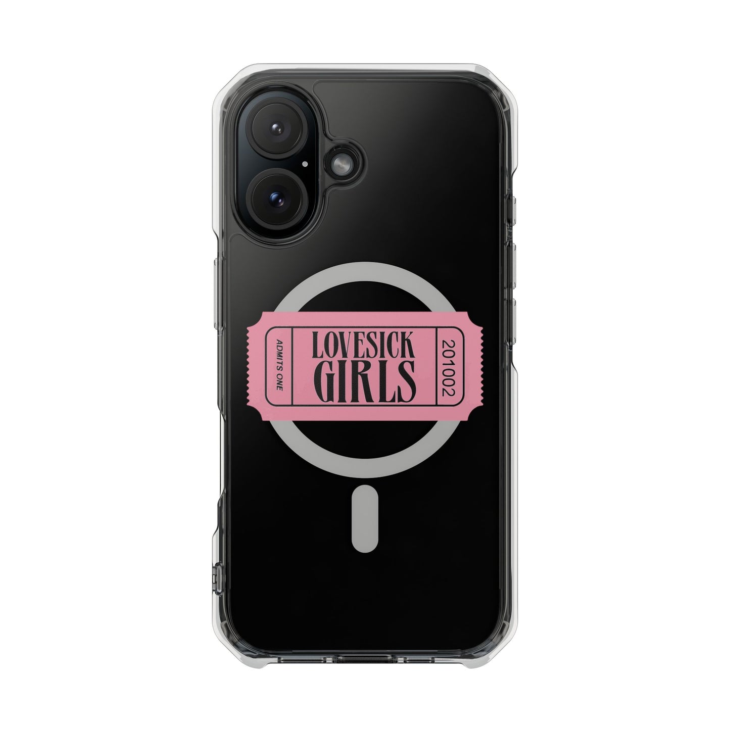 Lovesick Girls Ticket - Magnetic Clear Impact Case