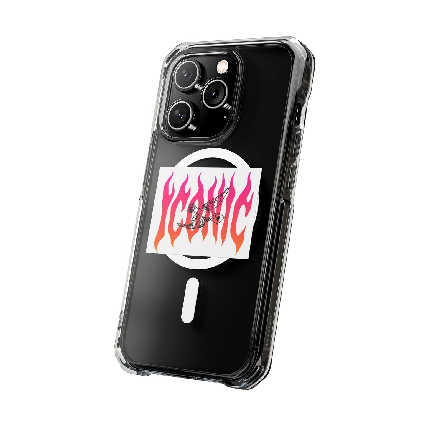 Flame Flight Iconic Magnetic clear Impact case