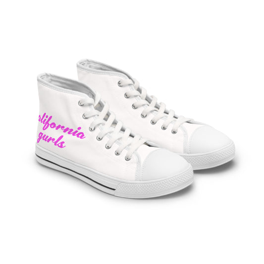 California Script – Women's High Top Top Sneakers