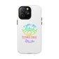 Vibrant Eye and Text Tough Magnetic Case