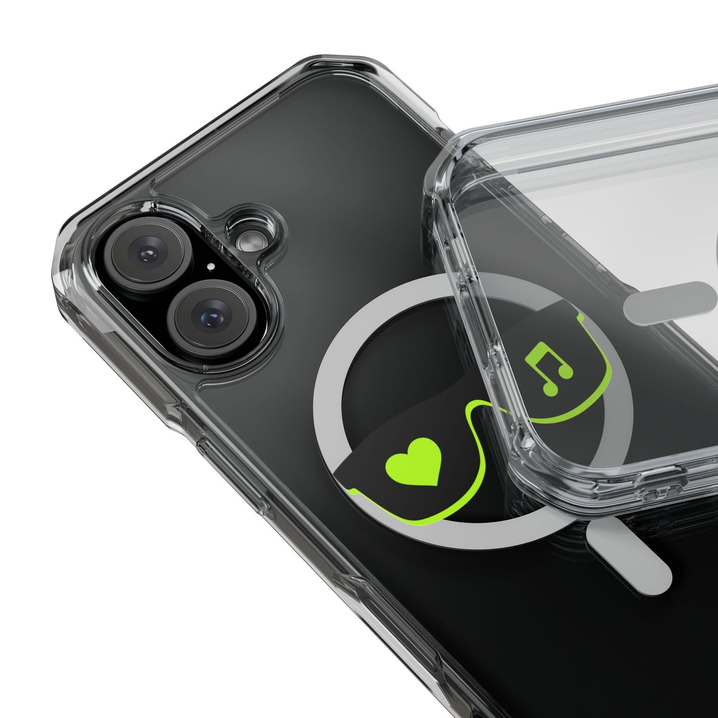 Neon Love Notes Magnetic clear Impact case