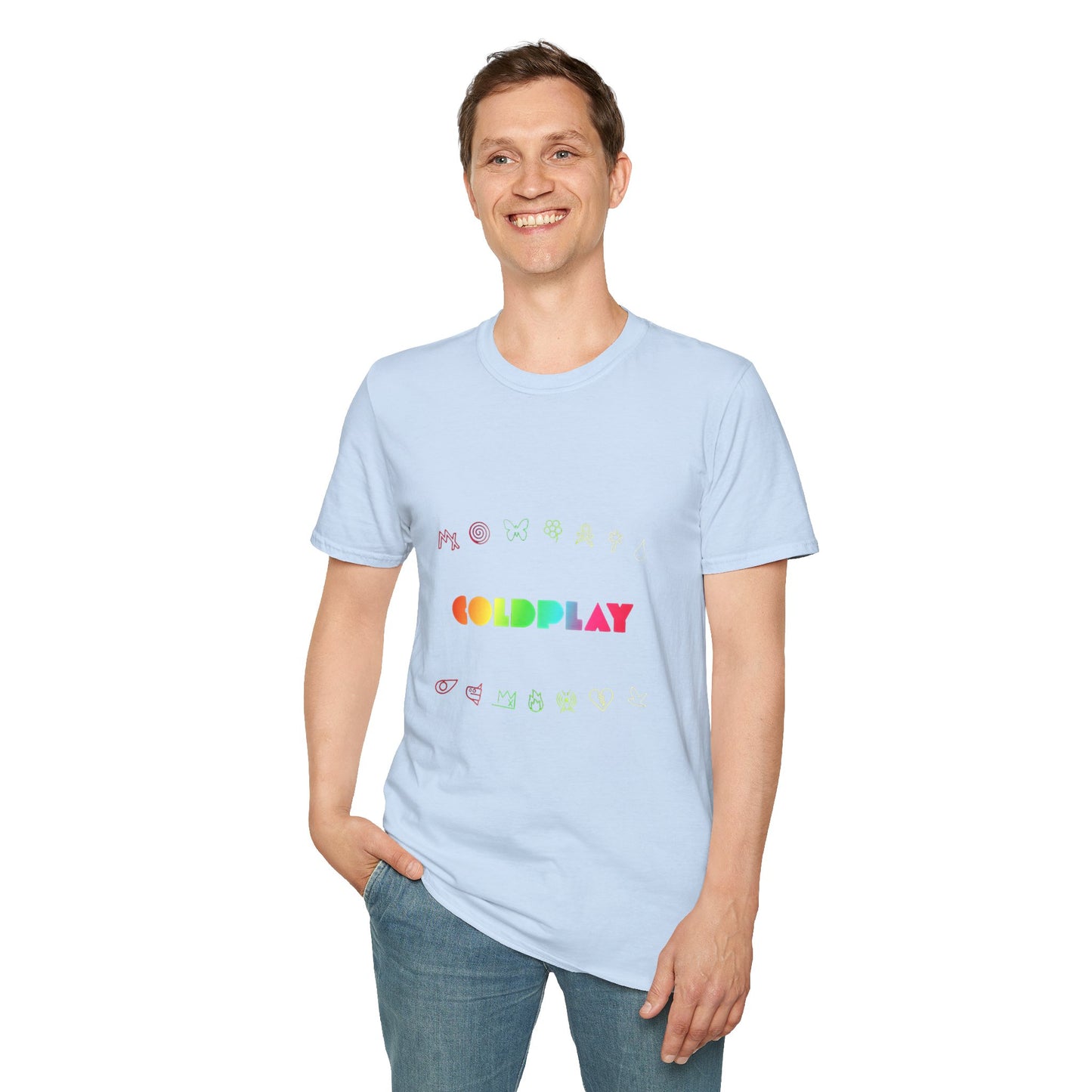 Unisex Softstyle T-Shirt Inspired by Coldplay’s Signage
