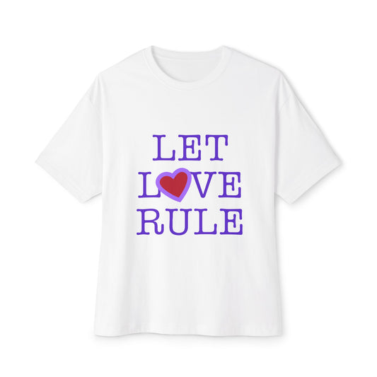 Let Love Rule (Remix) Unisex Oversized Boxy tee