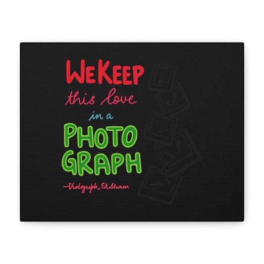 White Paw Print Matte Canvas