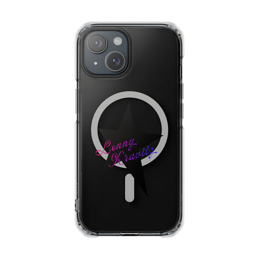 Retro Groove Script Magnetic clear Impact case