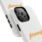 Orange Lightning Text Logo Tough Magnetic Case