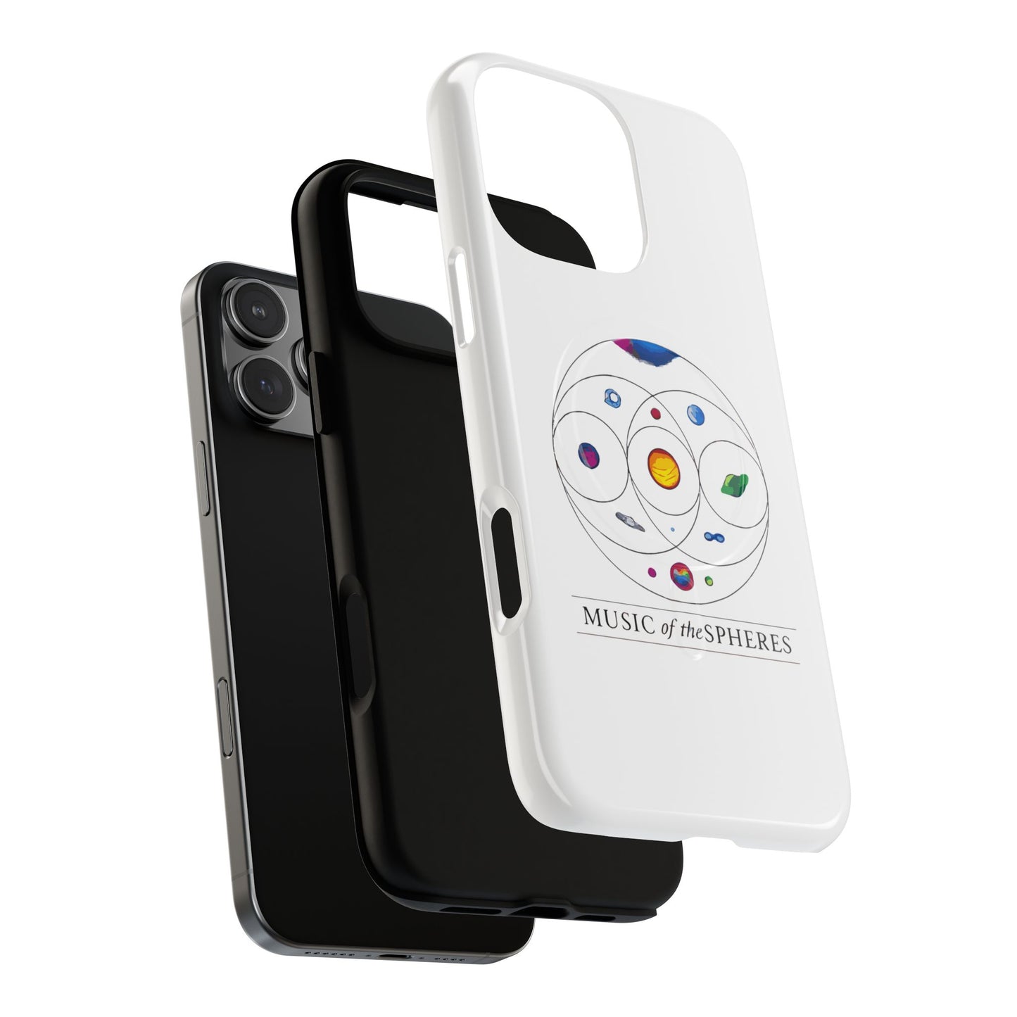 Colorful Planetary Orbit Diagram Tough Magnetic Case
