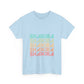 Retro Pop Lines Unisex Heavy cotton tee
