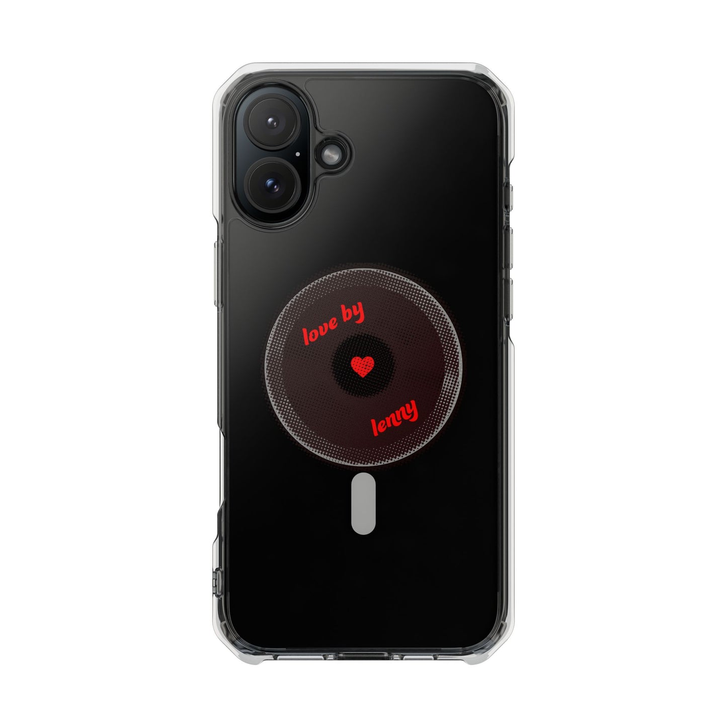 Vinyl Love Spin Magnetic clear Impact case