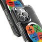 Orange Equals Symbol Magnetic Clear Impact Case