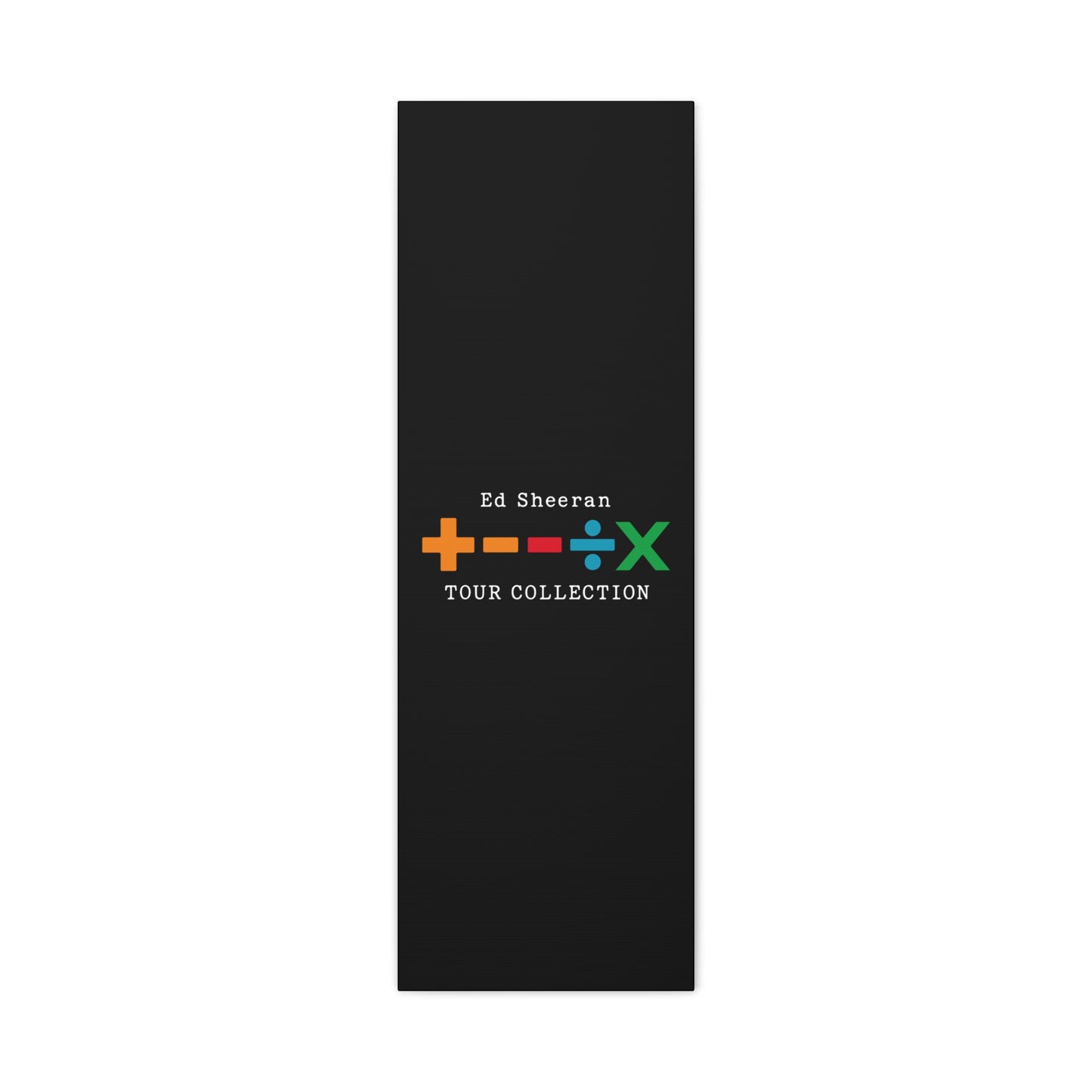 Matte Stretched Canvas, 1.25" Depth – Ed Sheeran Black Edition