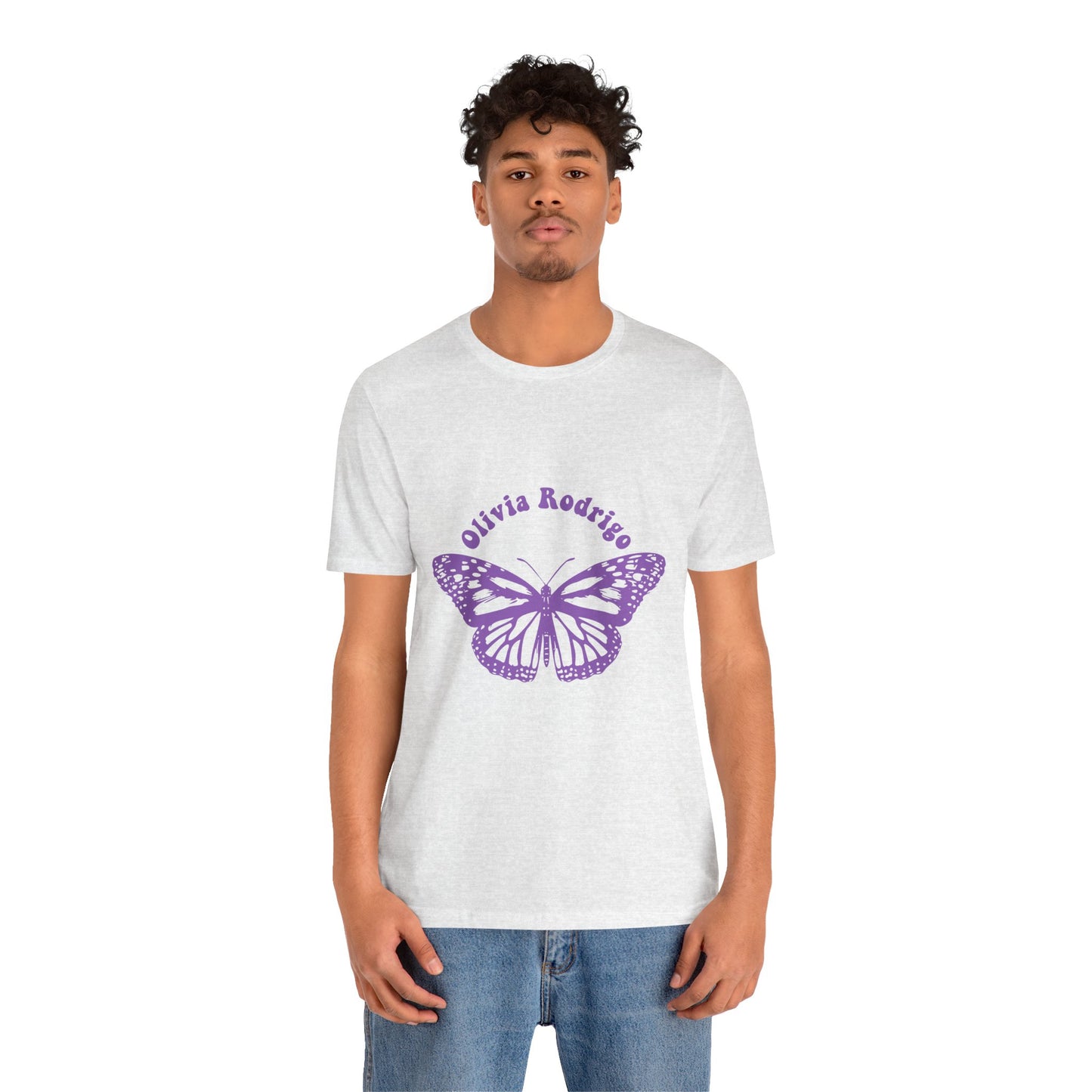 Olivia Rodrigo Unisex Jersey Short Sleeve Tee - With Butterfly