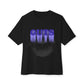 Guts Drip Effect Halftone-Oversized Tee