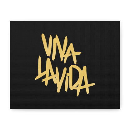 Golden Brush Script Canvas
