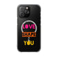 Orange Divide Symbol Magnetic Clear Impact Case