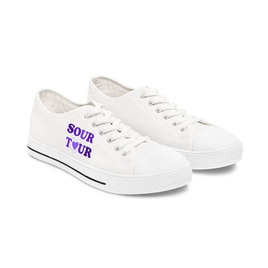 SOUR TOUR Heart – Unisex Low Top Sneakers