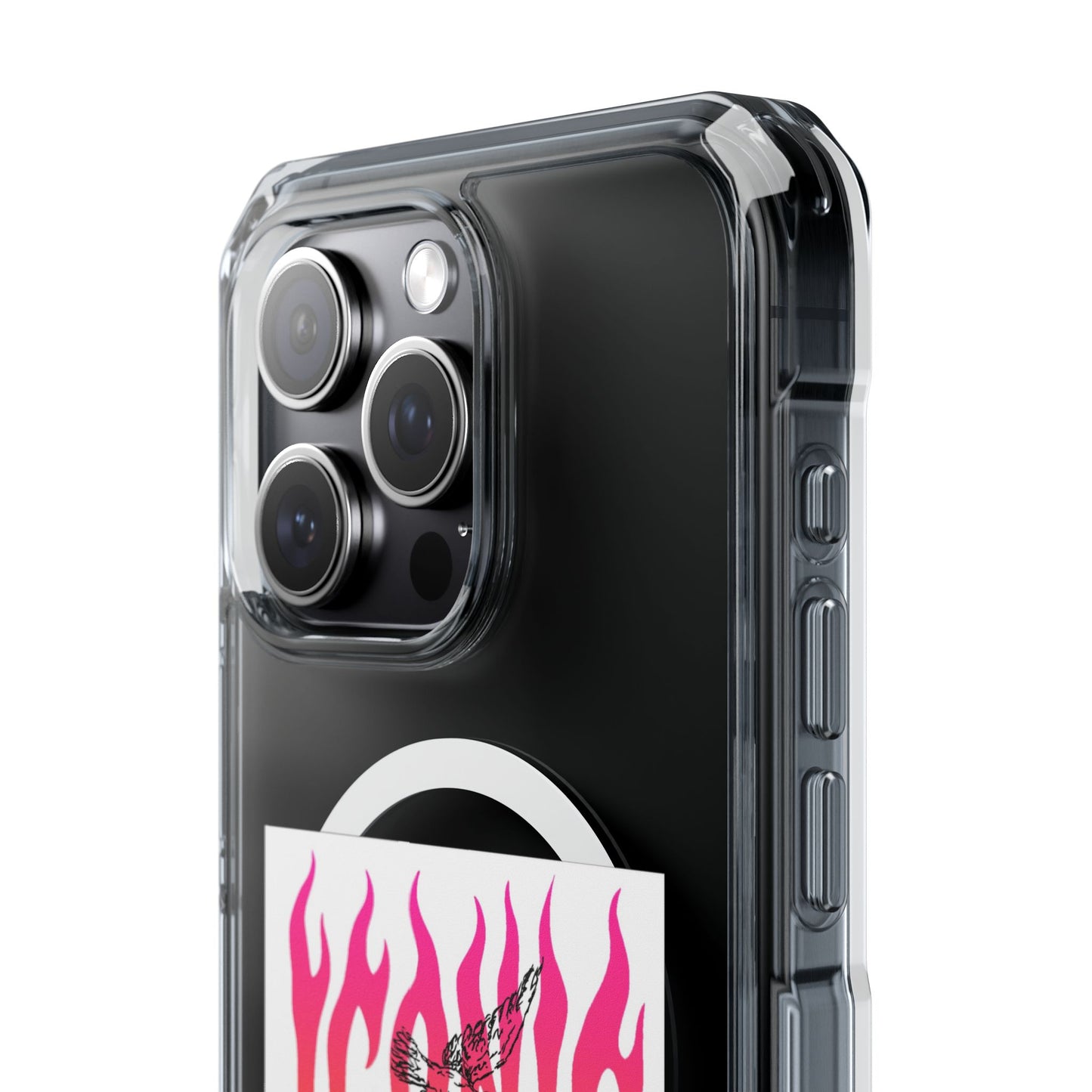 Flame Flight Iconic Magnetic clear Impact case