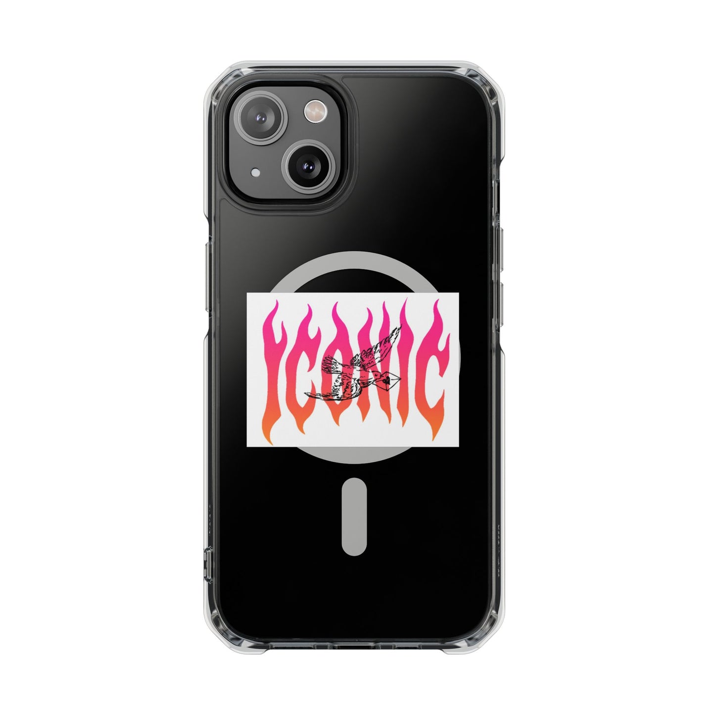 Flame Flight Iconic Magnetic clear Impact case