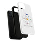 Colorful Planetary Orbit Diagram Tough Magnetic Case