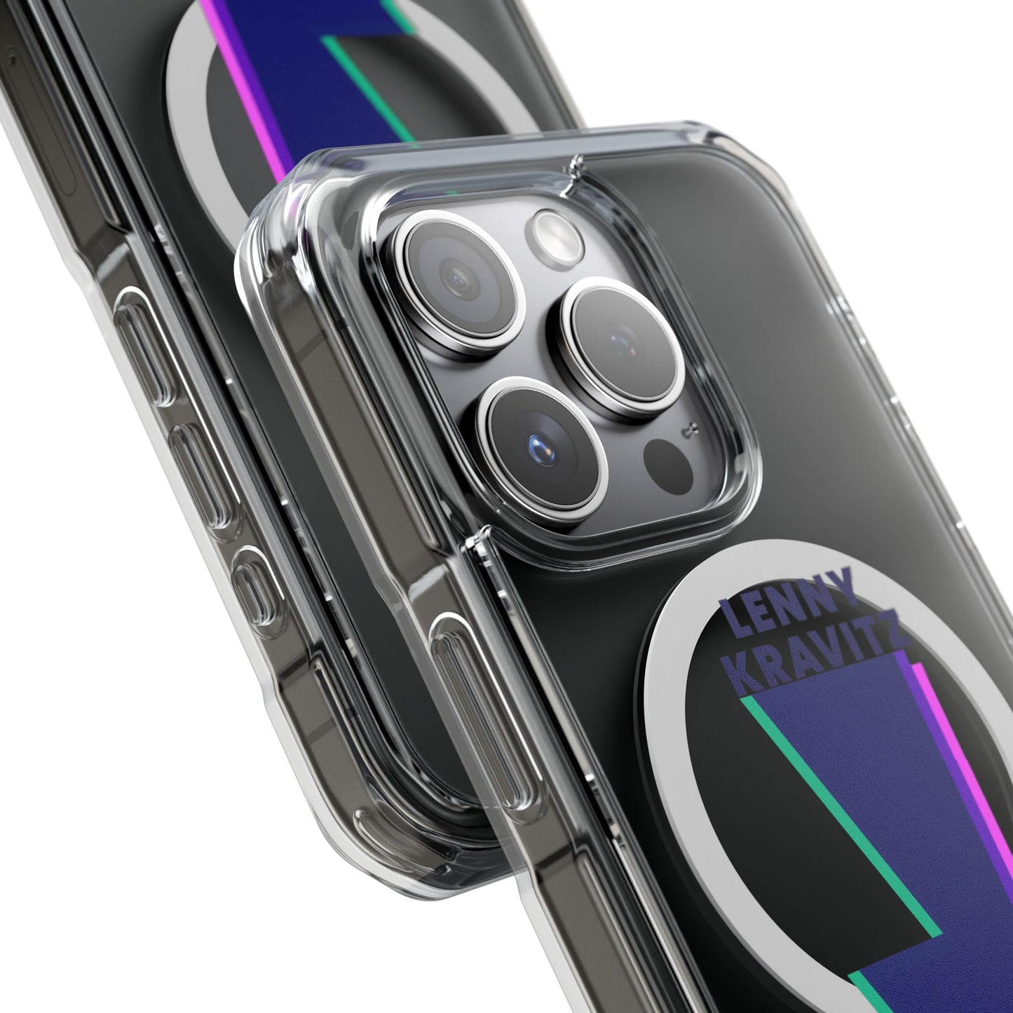 Layered Bolt Vibe Magnetic clear Impact case