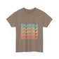 Retro Pop Lines Unisex Heavy cotton tee