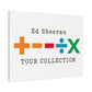 Matte Stretched Canvas, 1.25" Depth – Ed Sheeran Edition