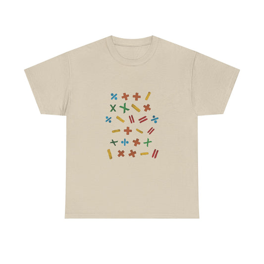 Minimalist Paw Print Unisex Heavy Cotton Tee