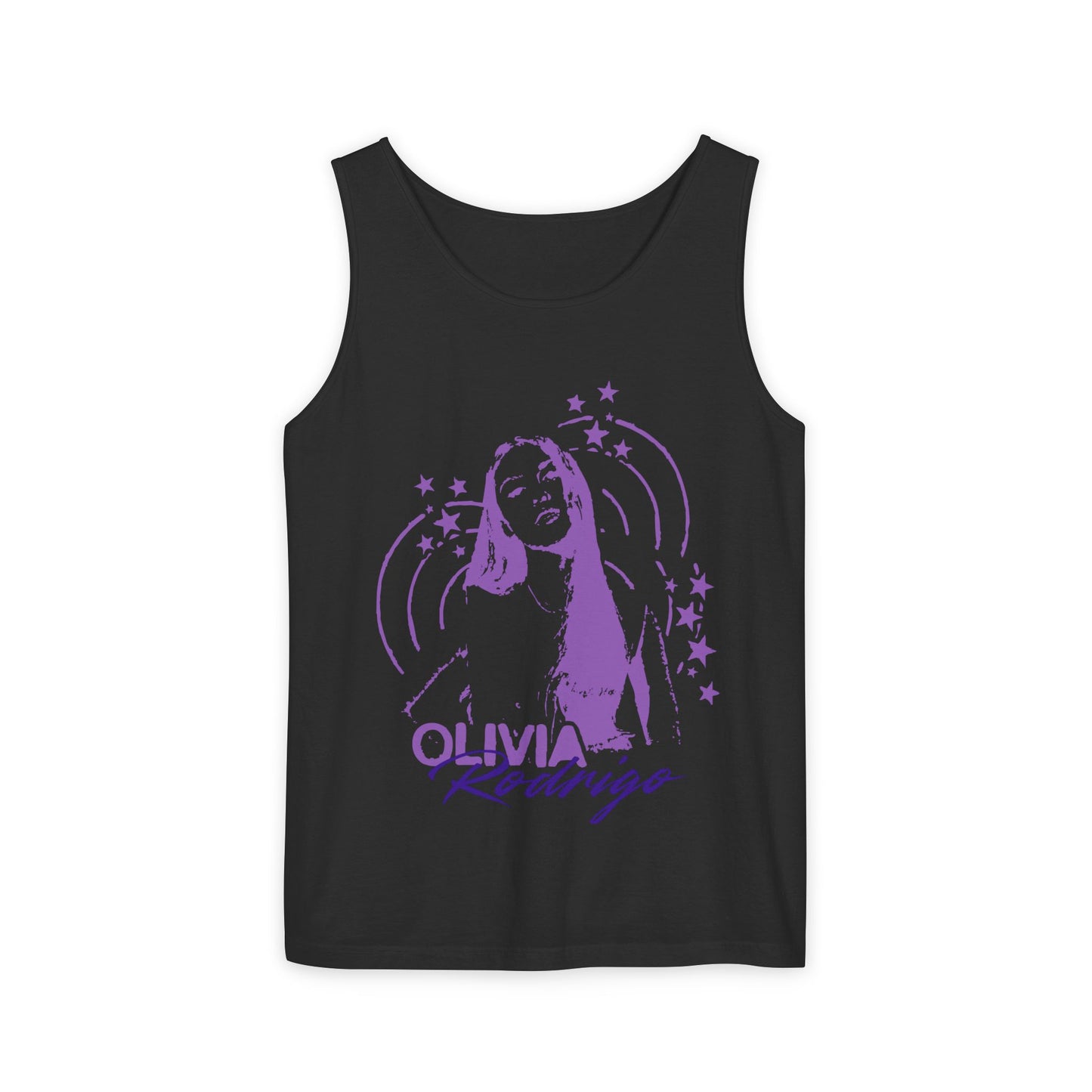 Olivia Rodrigo Star Portrait-Dyed Tank Top
