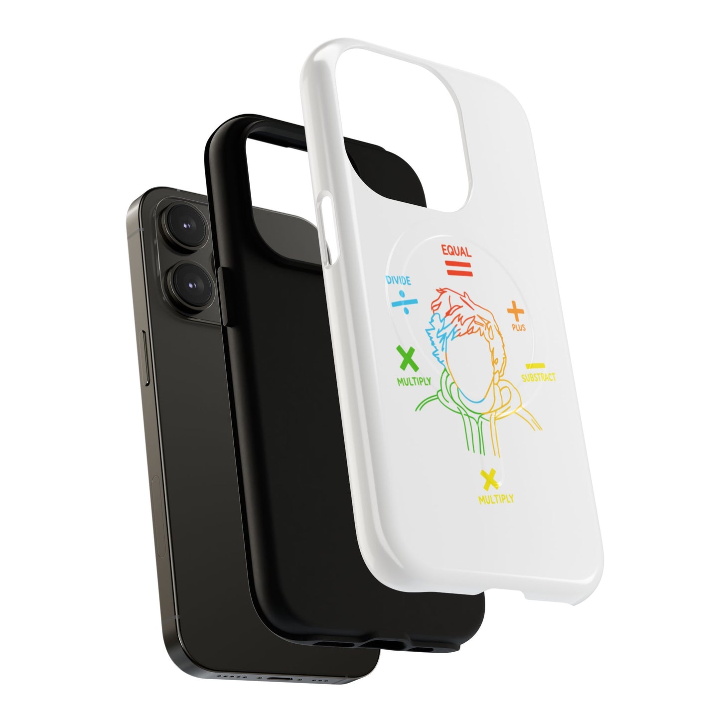 Minimalist Divide Symbol with Brush Tough Magnetic case